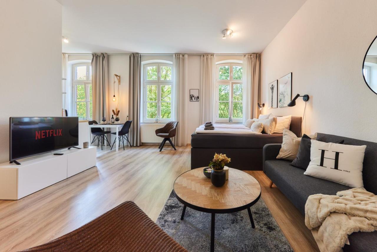 Studio3 Zentral Und Ruhig Mit Parkplatz, 5 Min Z Bali-T Und Gop, Boxspringbett Bad Oeynhausen Luaran gambar
