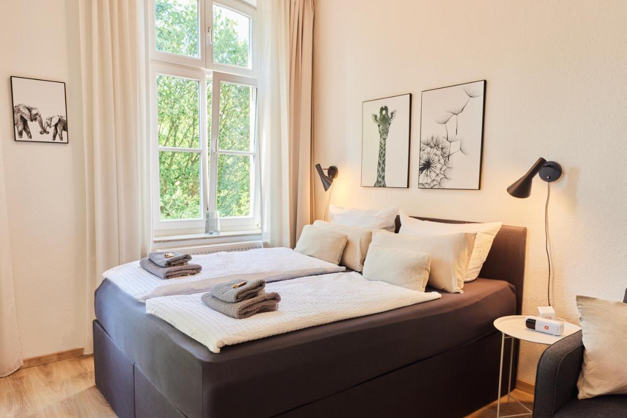 Studio3 Zentral Und Ruhig Mit Parkplatz, 5 Min Z Bali-T Und Gop, Boxspringbett Bad Oeynhausen Luaran gambar
